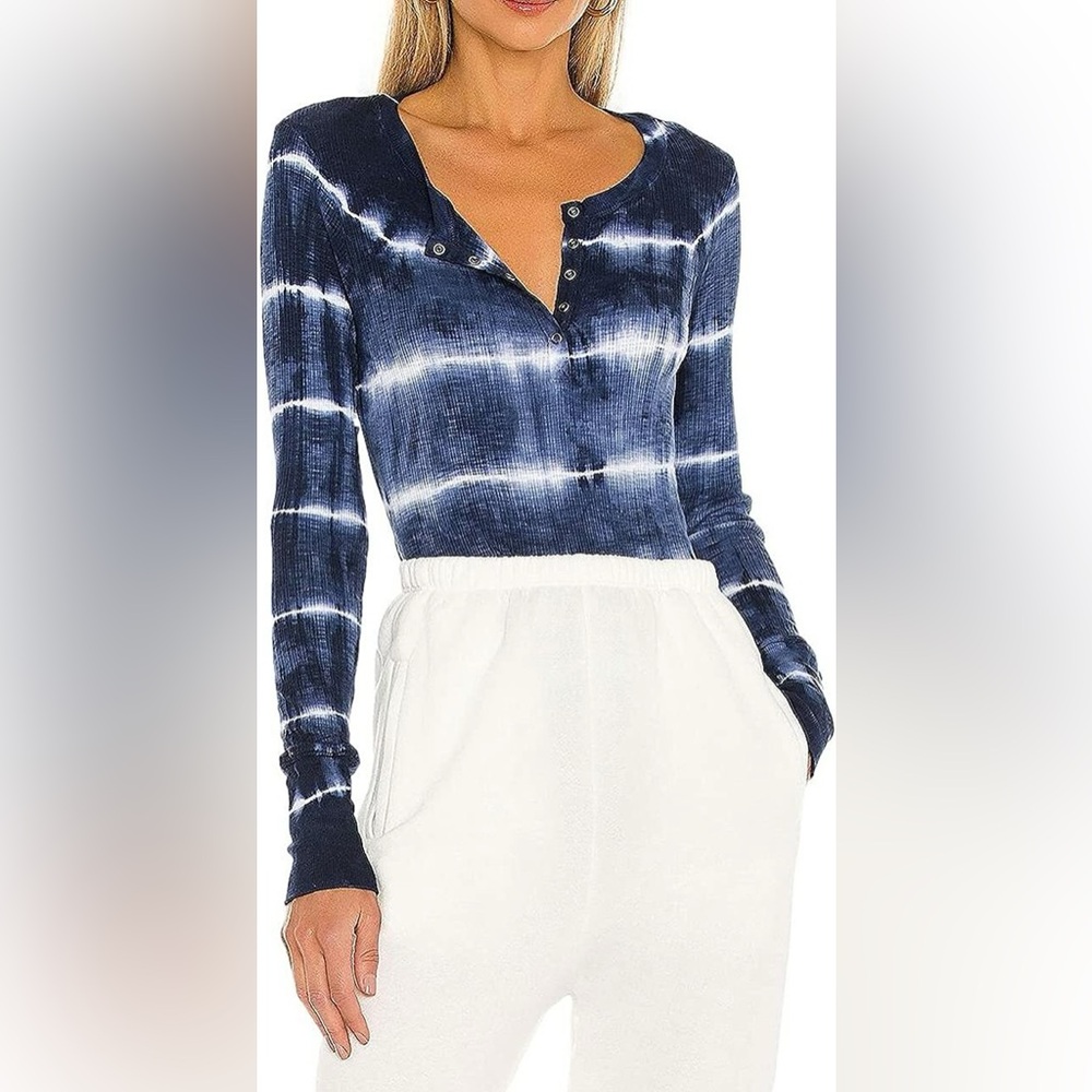 Sundry Indigo Tie-Dye Shirt